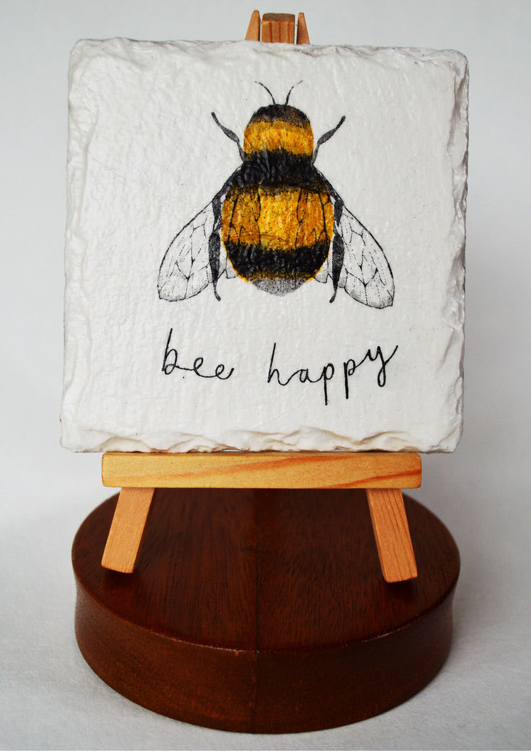 Bee Happy Bee Coaster