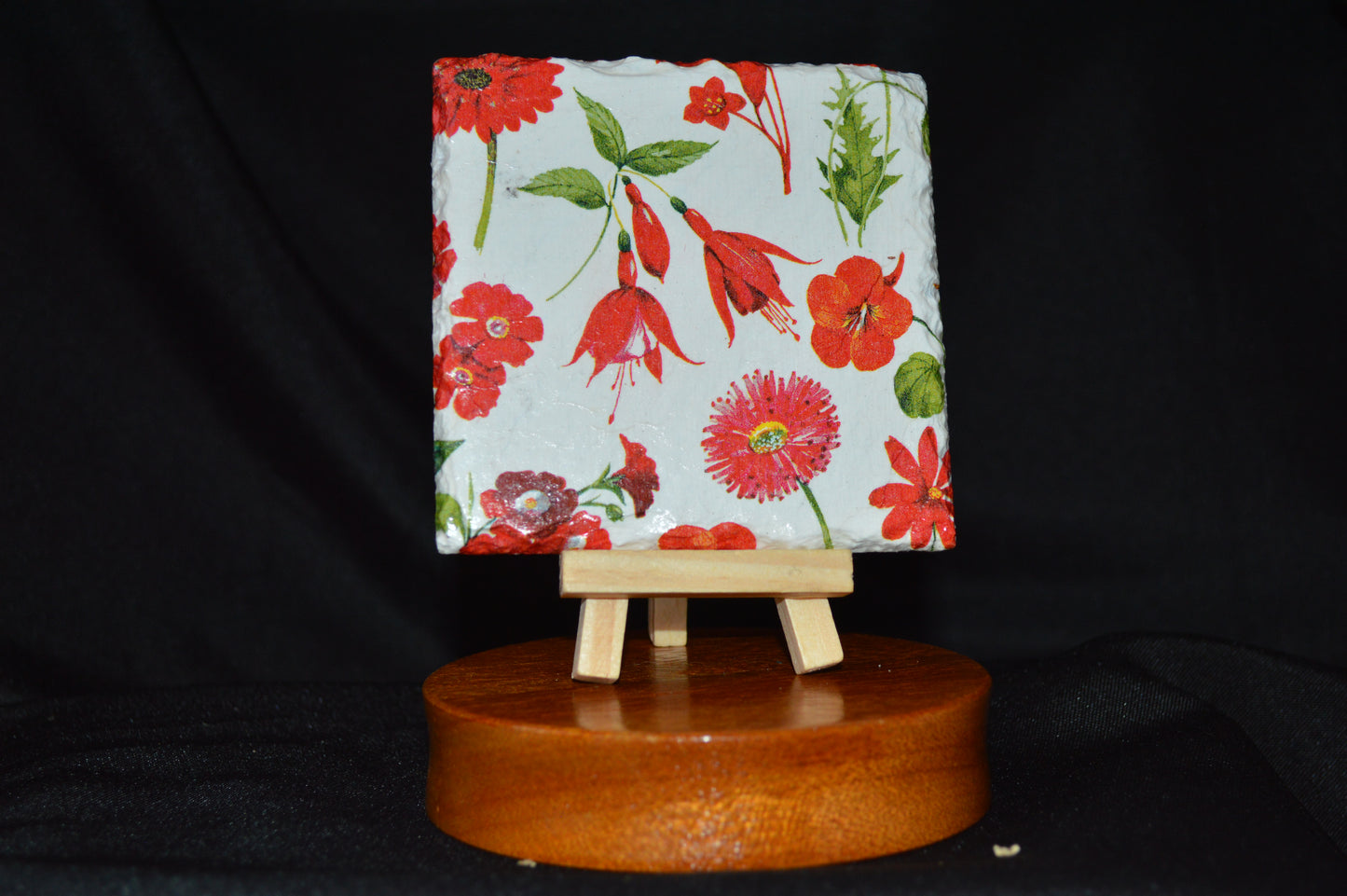 Red Flower Coaster