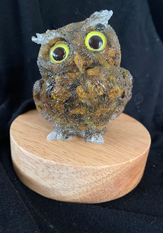 Brown Crystal Owl