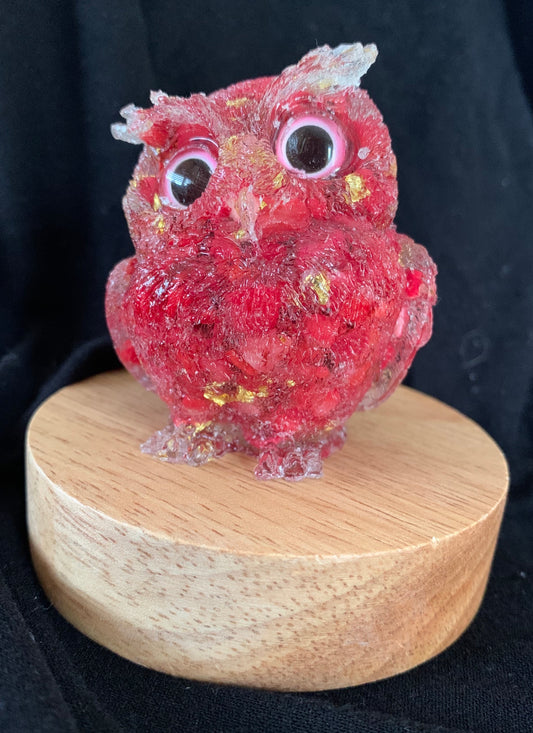 Red Crystal Owl