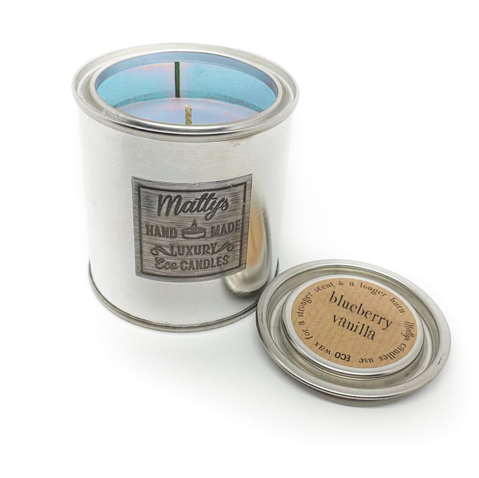 Blueberry Vanilla Tinned Candle