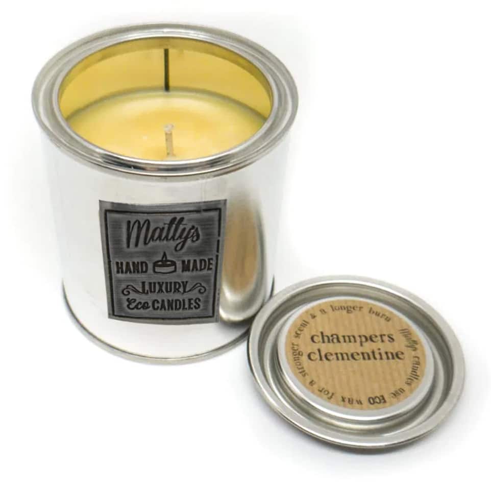 Champers  Clementine Tinned Candle