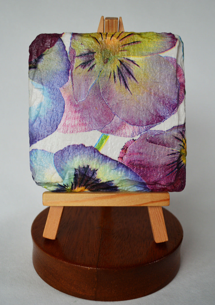 Purple Flower Coaster